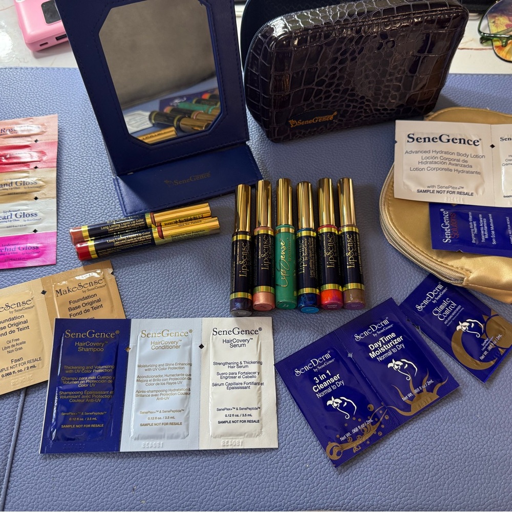 SeneGence LipSense Collection of 6 + 2 mini with samples - Picture 5 of 7